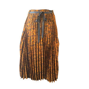 Animal print elasticated waist , pleated skirt. SIZE MEDIUM